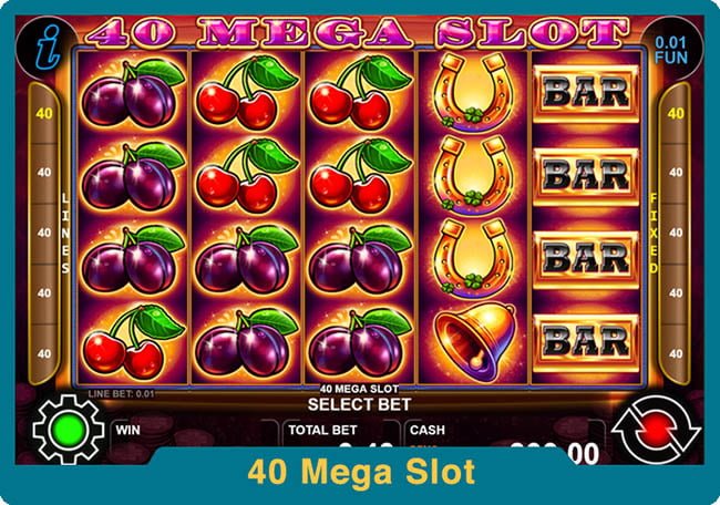 40 Mega Slot • Free Play Online • Casino Game • CT - Casino Robots